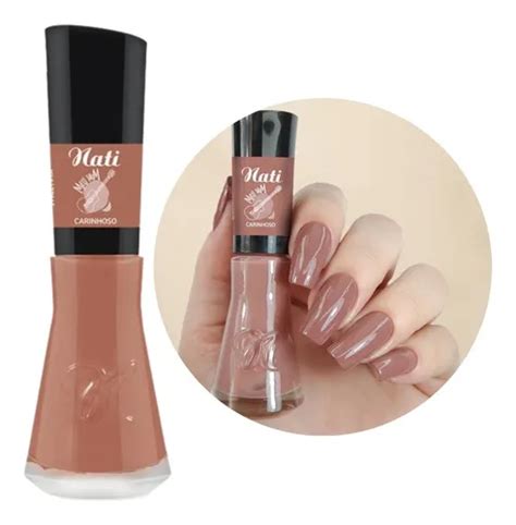 Esmalte Nati Cremoso Carinhoso Coleção Meu Tom Cor Nude MercadoLivre