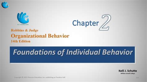 Foundations Of Individual Behavior Organizational Behavior Chapter 2