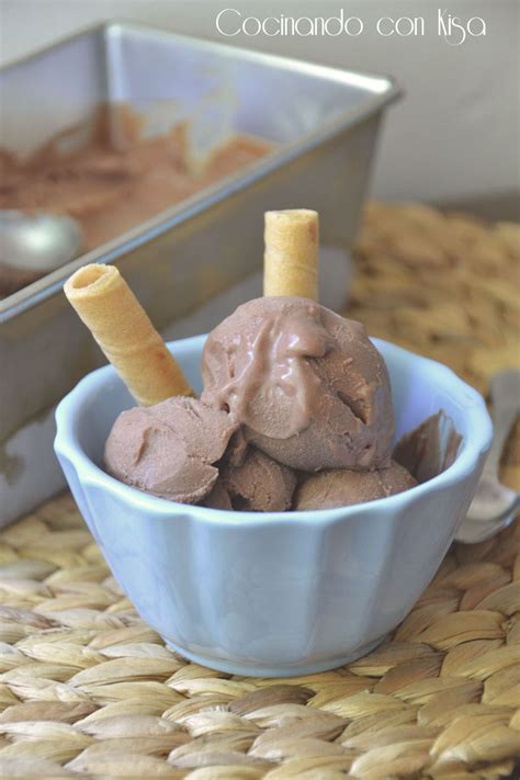 Helado De Nutella Forma Tradicional Con Imágenes Helados