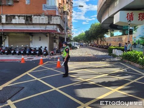 杜蘇芮逼近！北市大樓外牆「多樓層磁磚掉落」 警拉封鎖線警戒 Ettoday社會新聞 Ettoday新聞雲