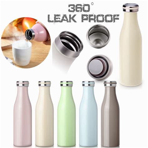 500ml Vacuum Insulated Flask Thermal Sports Chilly Water Bottle Tea Cup Hot Cold Cola Shaped DHL