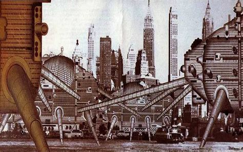 ARCHIGRAM The Walking City Ron Herron 1964 Arquitectura