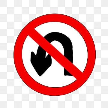 U Turn Sign Clip Art