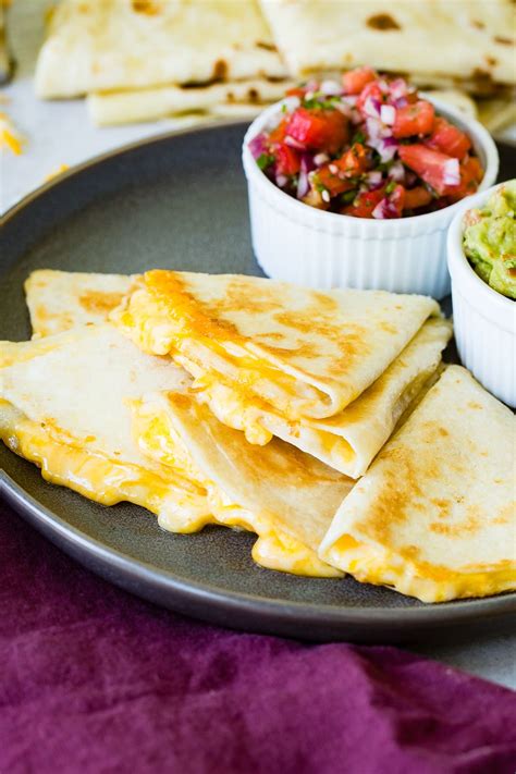 The BEST Quesadilla Recipe (Easy & Cheesy!) - Oh Sweet Basil