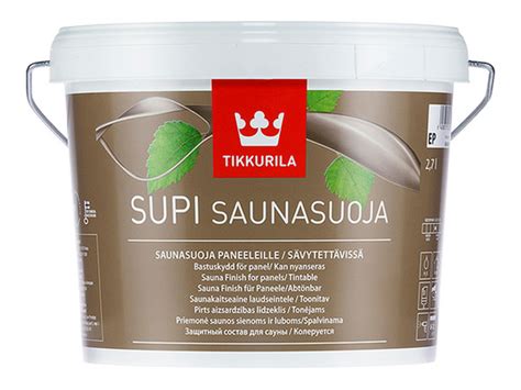 Tikkurila Supi Saunasuoja: описание, подготовка поверхности и другие ...