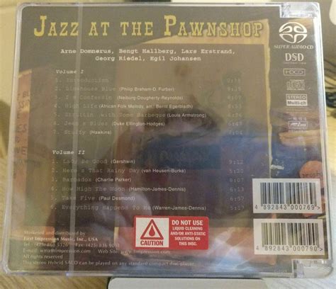 Jazz At The Pawnshop Sacd New Its Open Ebay