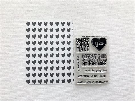Project My Life April 2018 Pattern Paper Stamp Set Projects