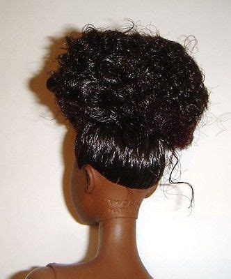 Nude Barbie Curly Updo Hair Aa Model Muse Nude Doll Mn