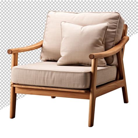 Premium Psd A Chair With A Pillow That Says