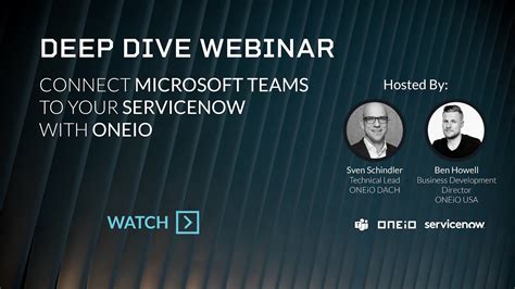 Integrate Microsoft Teams With Servicenow Using Oneio How To Quickly