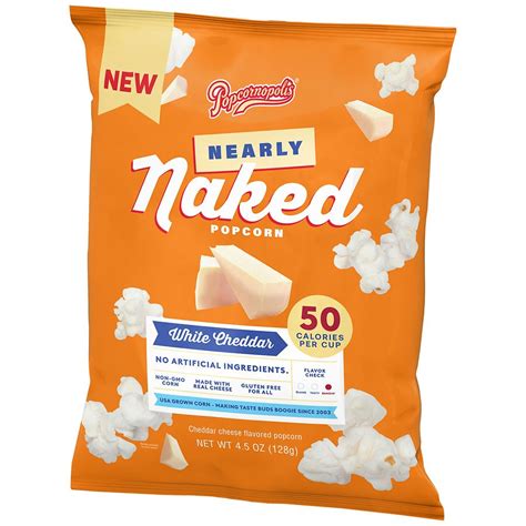 Popcornopolis Nearly Naked White Cheddar Better For You Popcorn Walgreens