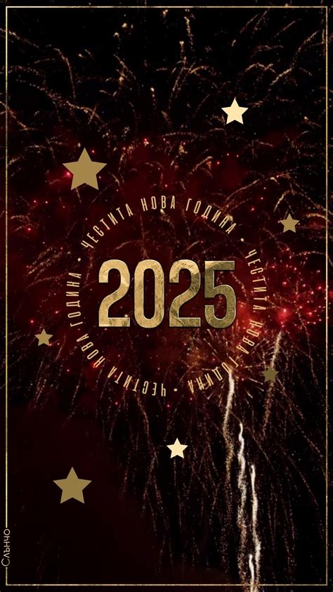 Честита Нова Година 2025 със звезди - Видео - Слънчо Обичкам Те