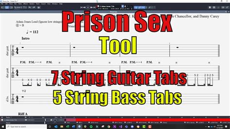 Prison Sex 7 String Guitar Bass Tabs Warmup Tool YouTube