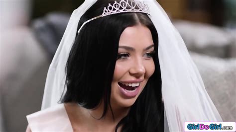 Redhead Gives Bride To Be Bff A Lapdance And Licks Her Pussy