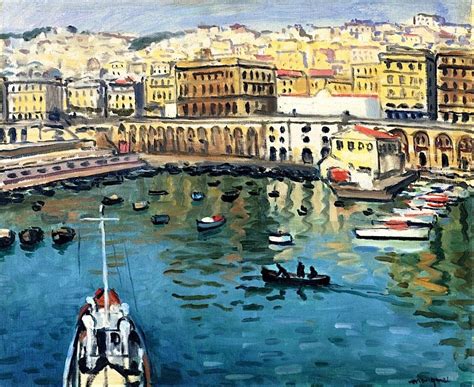 Albert Marquet The Harbor In Front Of The Chamber Of Commerce C Nude Painting