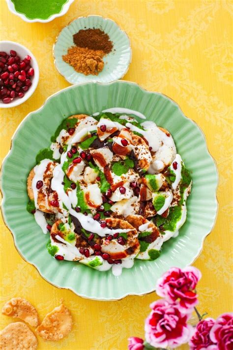 Papri Chaat (With Homemade Papri) - Sinfully Spicy