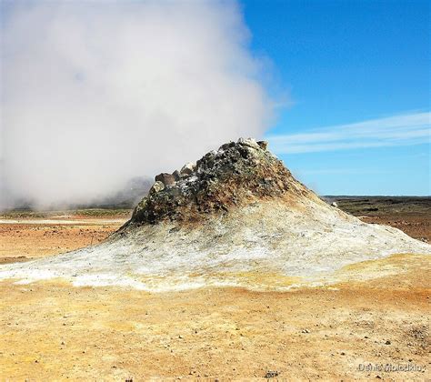 "Small Volcano" by Denis Molodkin | Redbubble