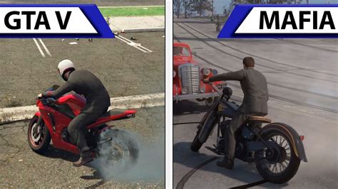 Mafia Remake Vs Gta V Face Face Graphics Details Comparison Pc