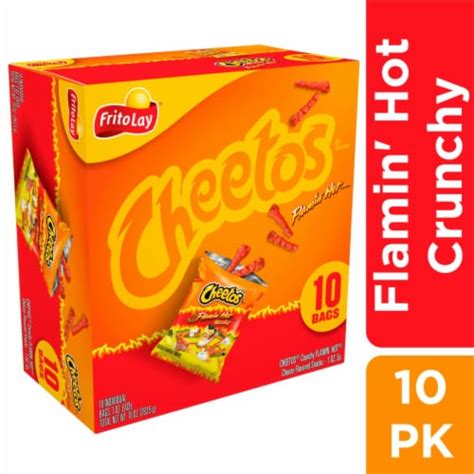 Cheetos Flamin Hot Crunchy Multipack Chips Pk Oz Frys Food Stores