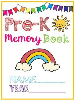 Memory Book Cover Page by Miss Huggans and Kisses | TPT