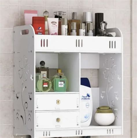 Купить Шкафчик органайзер в ванную Hits, комод для косметики 37.5×17×43 ...