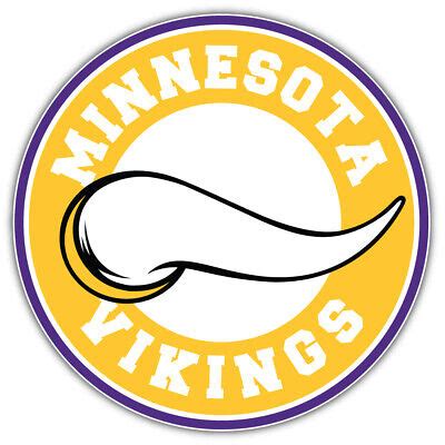 Minnesota Vikings NFL Sport Logo Car Bumper Sticker Decal SIZES EBay