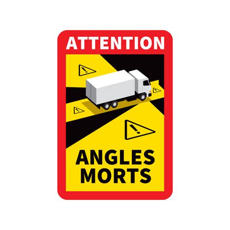 Adh Sifs R Glementaires Angles Morts Pour Poids Lourds X Cm