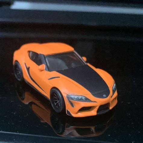 Promo Hot Wheels Toyota Gr Supra Orange Loose Fast Furious Set Diskon