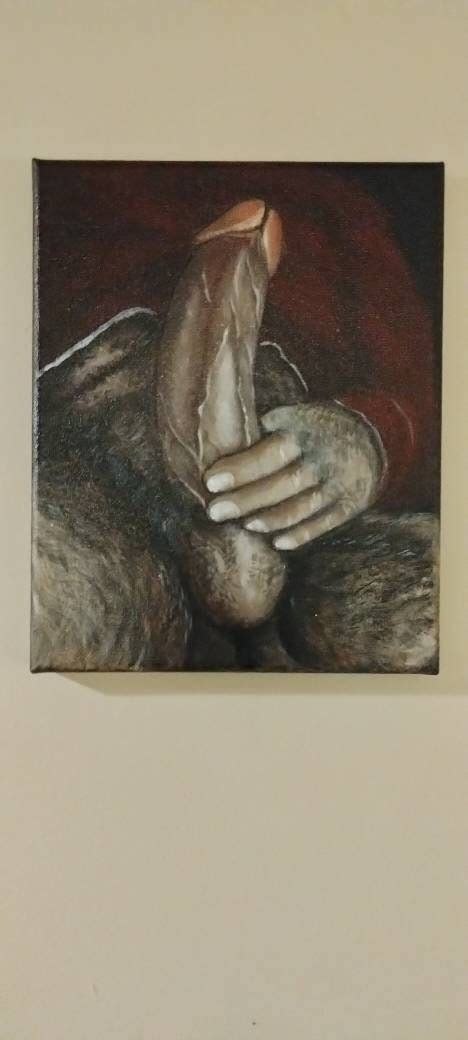 Nude Male Art Naked Hairy Man Gay Themed Art Gay Erotic Penis Art Extremely Hairy Male Etsy
