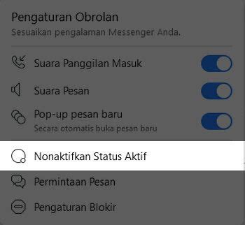 Cara Matikan Status Aktif Di Facebook