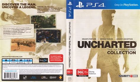 uncharted  nathan drake collection dvd covers cover century