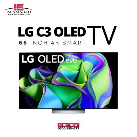 LG 55 C3 OLED OLED evo 4K Smart TV - Islamabad Electronics