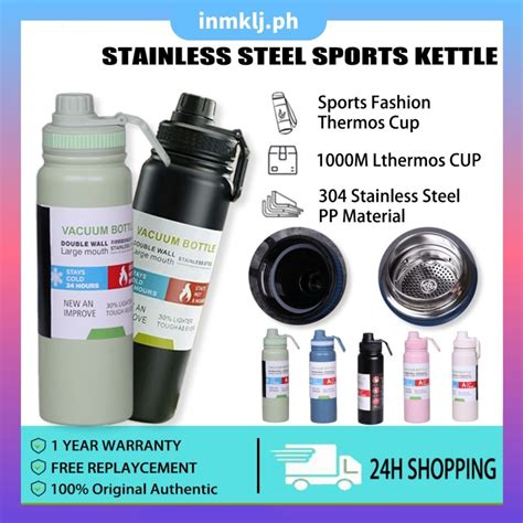 Ml Ml Ml Stainless Steel Thermos Flask Tumbler Double Wall Hot Cold Vacuum Flask