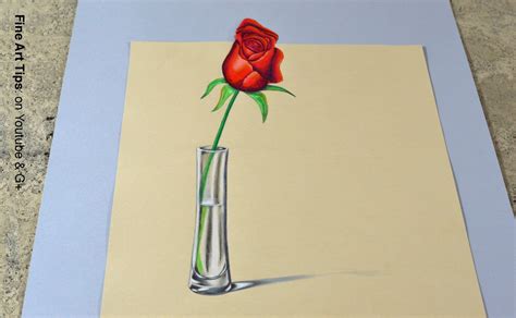 3d Rose Drawing at GetDrawings | Free download