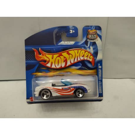 CHEVROLET CORVETTE STINGRAY III 35TH ANNIVERSARY 1 64 HOT WHEELS BCN STOCK CARS