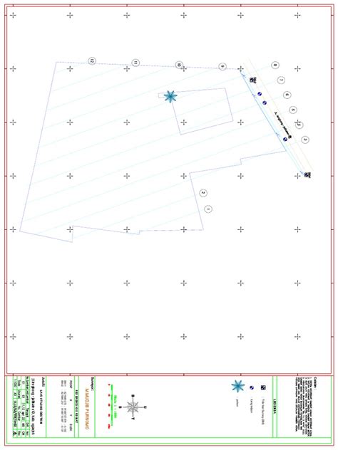 contoh layout long section