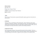 ENGL221 Discussion Memo Week 1 Docx Memorandum To ENGL 221 From