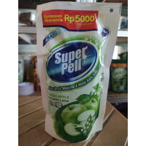 Jual Superpell Pembersih Lantai Fresh Apple 280ml Shopee Indonesia