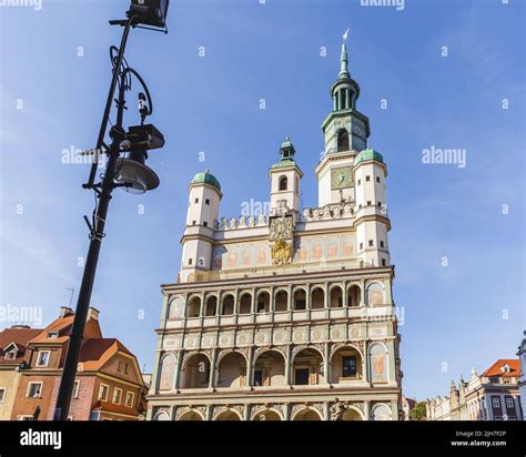 Poznan Town House With Its Special Clocks On The Stary Rynek The Old