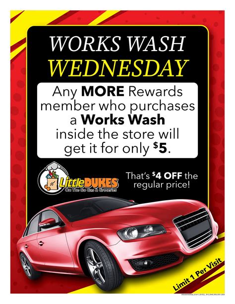 Cash Wise Foods - Drive with a clean car all winter long! It's Works