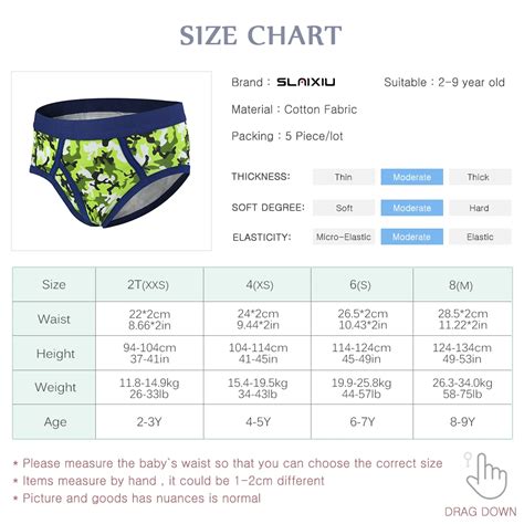 5 шт./лот подростковые шорты детские трусики с рисунком для детей от 2 ...