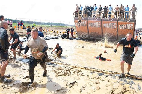 Tough Mudder Racers At The Walk The Plank Editorial Photo Image Of