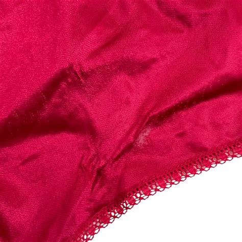 Vintage Lingerie Teddy Bodysuit Plus Size 3X Red Pink Gem