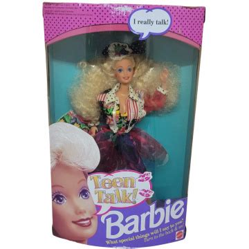 Teen Talk Barbie Doll Blonde 5745 V8 BarbiePedia