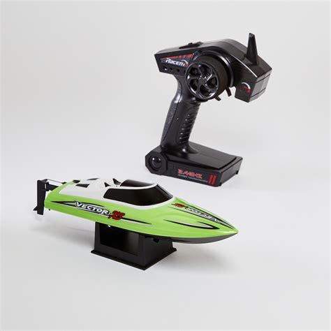 20MPH Fast RC Boat for Kids & Adults // Green - High-Speed RC Boats