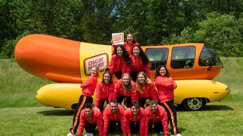 Oscar Mayer Wienermobile visiting Dayton