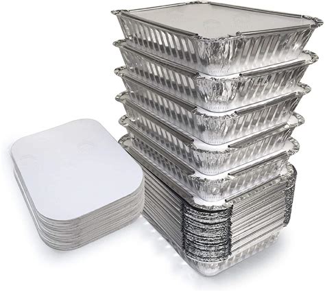 Buy Intactmedia Aluminium Silver Foil Container Ml Food Storage