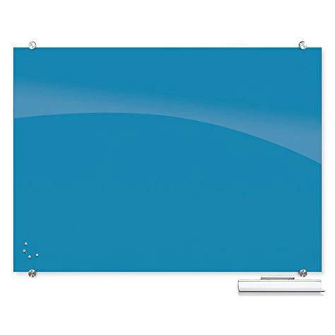 Best Rite Visionary Hierarchy Magnetic Glass Dry Erase Board Blue