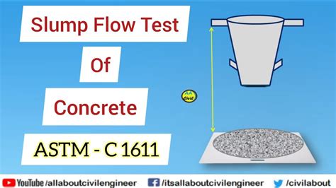 Slump Flow Test Of Concrete Astm C Urdu Hindi All About Hot Sex Picture