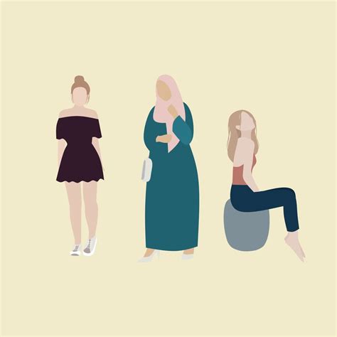 Women Vector Illustration 22953665 Vector Art At Vecteezy